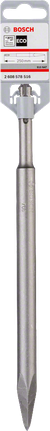 Burin Bosch SDS Plus 250 mm pour béton et maçonnerie.