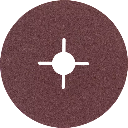 Disque abrasif fibre Bosch R444 Expert pour métal, grain 100.