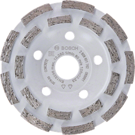 Meule boisseau diamantée pour béton Bosch .