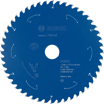 Lame de scie circulaire Bosch Expert for Wood 216 mm 48 dents.