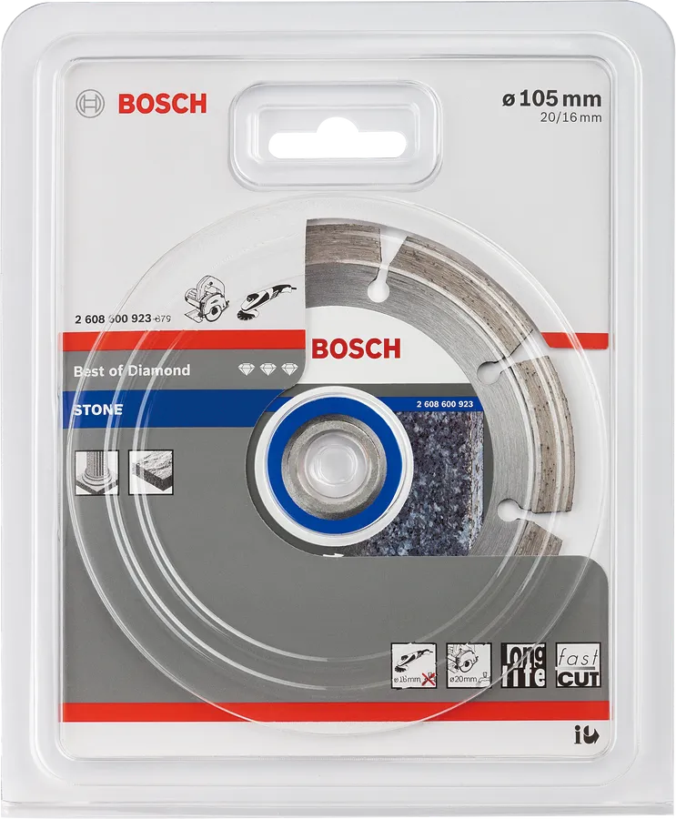 Disque de coupe diamant Bosch 105 mm.