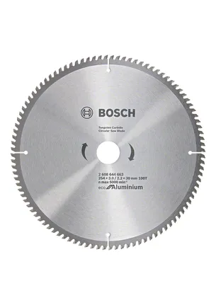Lame de scie Bosch EC AL B 254x30-100 pour aluminium.