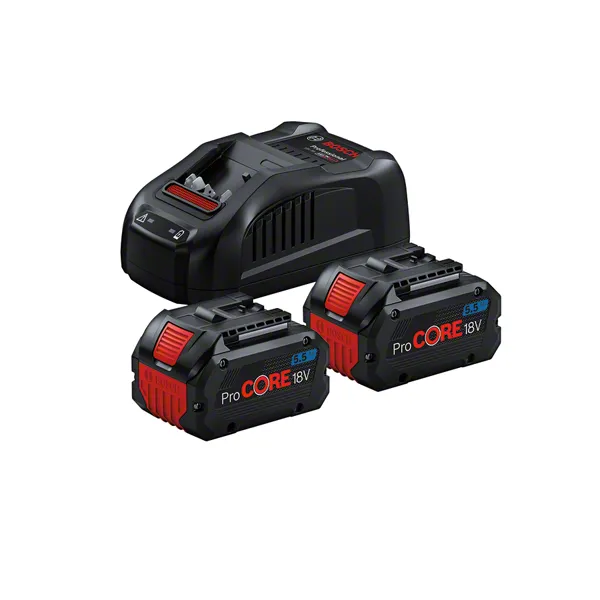 Ensemble batterie et chargeur Bosch 18V ProCORE.