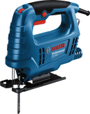 Scie sauteuse Bosch GST 680 pour une coupe courbe précise.