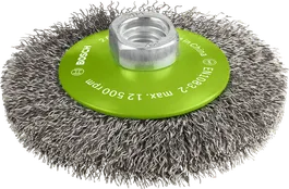 Brosse biseautée Bosch PRO en acier inoxydable, 100 mm.