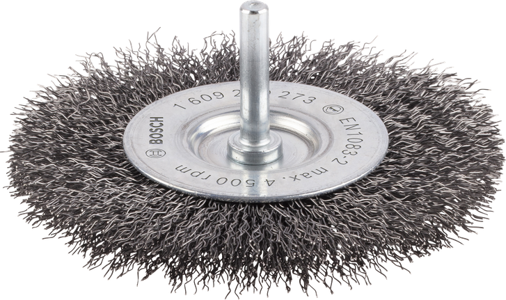 Roue à fil Bosch PRO Metal Clean, tige droite 100 mm.