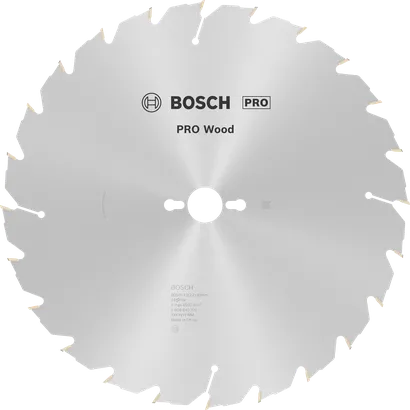 Lame de scie circulaire Bosch PRO Wood 350mm T24 pour bois.