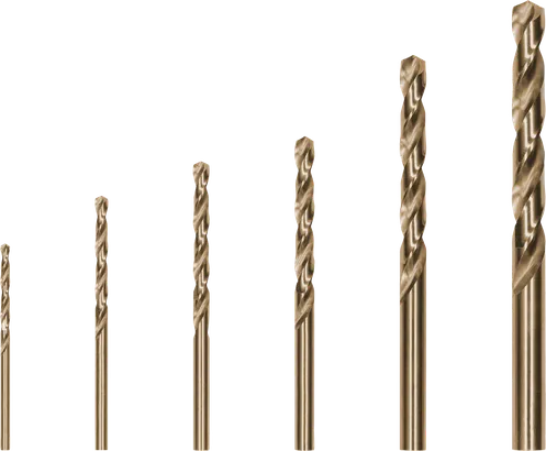 Jeu de forets hélicoïdaux Bosch PRO Metal HSS-G, 7 tailles.