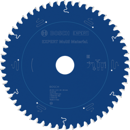 Lame de scie circulaire multi-matériaux Bosch EXPERT, 54 dents.