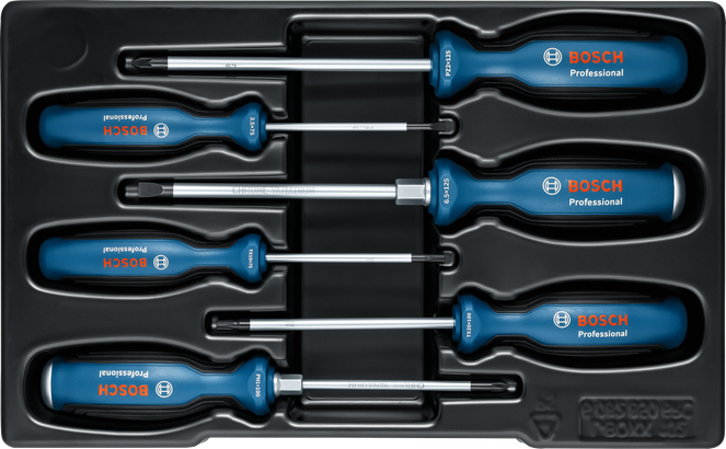 Set de tournevis SL/PH/PZ/TX Professional, 6 pièces