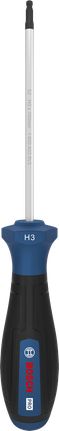 Tournevis Bosch PRO H3 x 100 mm avec poignée ergonomique.