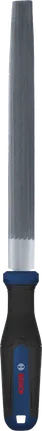 Lime demi-ronde Bosch 200 mm avec poignée ergonomique.