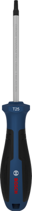 Tournevis Bosch TX25 x 100 mm avec poignée ergonomique.