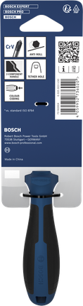 Tournevis Bosch PH1 x 75 mm avec poignée anti-roulis.