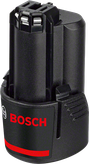Paquete de baterías de iones de litio Bosch de 10,8 V.