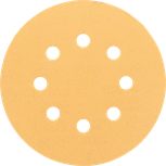 Disco de lijado Bosch Expert con 8 agujeros para lijadoras orbitales aleatorias.
