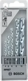 Juego de 5 brocas para mampostería Bosch CYL-1 de 4 a 10 mm.