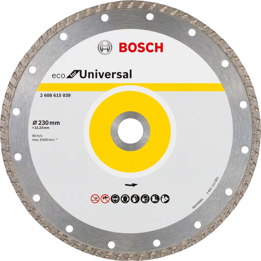 Disco de corte de diamante Bosch Eco Universal 230mm.