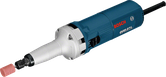 Amoladora recta Bosch GGS 27 L con broca de amolar.