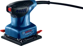 Lijadora orbital Bosch GSS 140 con plato lijador rectangular.