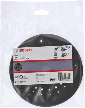 Protectores de almohadilla Bosch de 150 mm.