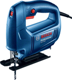 Sierra de calar Bosch GST 650 para cortar madera y aluminio.