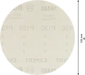 Malla de lijado Bosch EXPERT M480 de 125 mm G150.