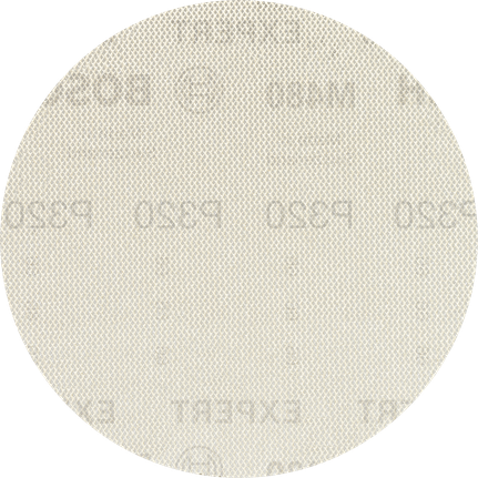 Malla de lijado Bosch EXPERT M480 de 125 mm G320 para lijadoras orbitales.