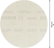 Malla de lijado Bosch EXPERT M480 de 150 mm G240 para lijadoras orbitales.