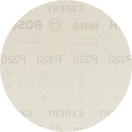 Malla de lijado Bosch EXPERT M480 de 150 mm con disco perforado G320.
