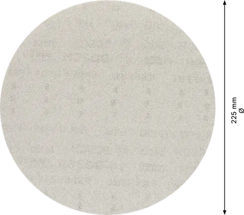 Malla de lijado Bosch EXPERT M480 para lijadoras de paneles de yeso de 225 mm.
