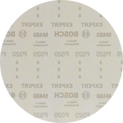 Malla de lijado Bosch EXPERT M480 de 225 mm G320 para paneles de yeso.