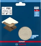 Malla de lijado Bosch EXPERT M480 de 125 mm P80 para control de polvo.