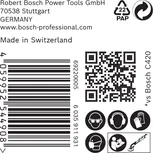 Papel de lija Bosch C470 de 225 mm con 19 agujeros para lijadoras de paneles de yeso.