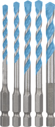 Juego de brocas Bosch EXPERT HEX-9 MultiConstruction de 5 piezas.