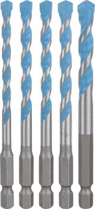 Juego de brocas Bosch EXPERT HEX-9 MultiConstruction de 5 piezas.