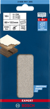 Juego de mallas de lijado Bosch EXPERT M480 de 80x133 mm para la reducción del polvo.