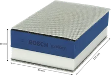 Esponja de lijado Bosch EXPERT Density Block de 133x80x69 mm.