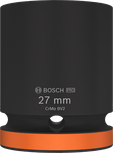 Vaso de impacto Bosch PRO de 3/4 de pulgada (27 mm).
