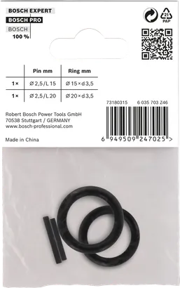 Juego de perno y anillo de retención para llaves tubo PRO Impact