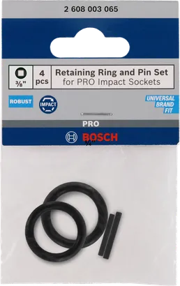 Juego de perno y anillo de retención para llaves tubo PRO Impact