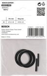 Juego de anillos de retención y pasadores Bosch de 3/4″, 4 piezas.