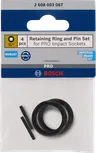 Juego de pasador y anillo de retención de 3/4″ Bosch , 4 piezas.