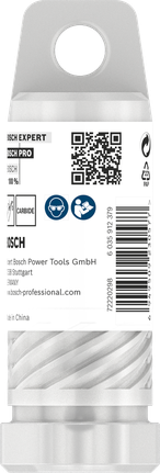 Fresa anular Bosch PRO Metal TCT de 16 x 35 x 75 mm.