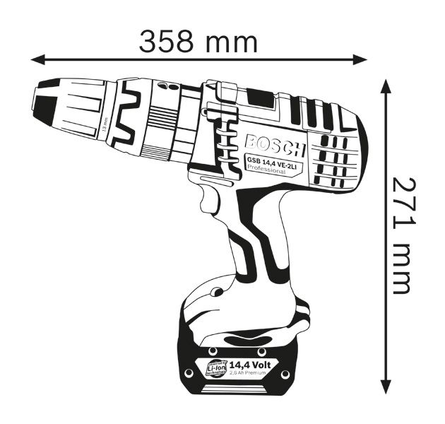 GSB 14,4VE-2-LI