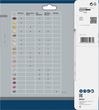 Hoja de sierra circular Bosch PRO Wood 184 x 2,5 x 16 mm.