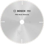 Hoja de sierra circular Bosch PRO Multi Material de 254 mm.