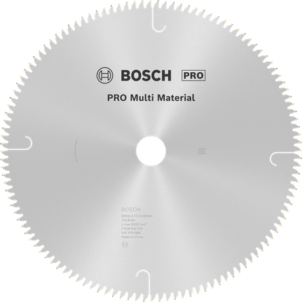 Hoja de sierra circular multimaterial Bosch PRO de 305 mm.