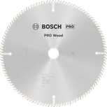 Hoja de sierra circular Bosch PRO Wood de 254 mm para cortar madera.