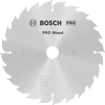 Hoja de sierra circular Bosch PRO para madera de 254 mm para trabajos de carpintería.